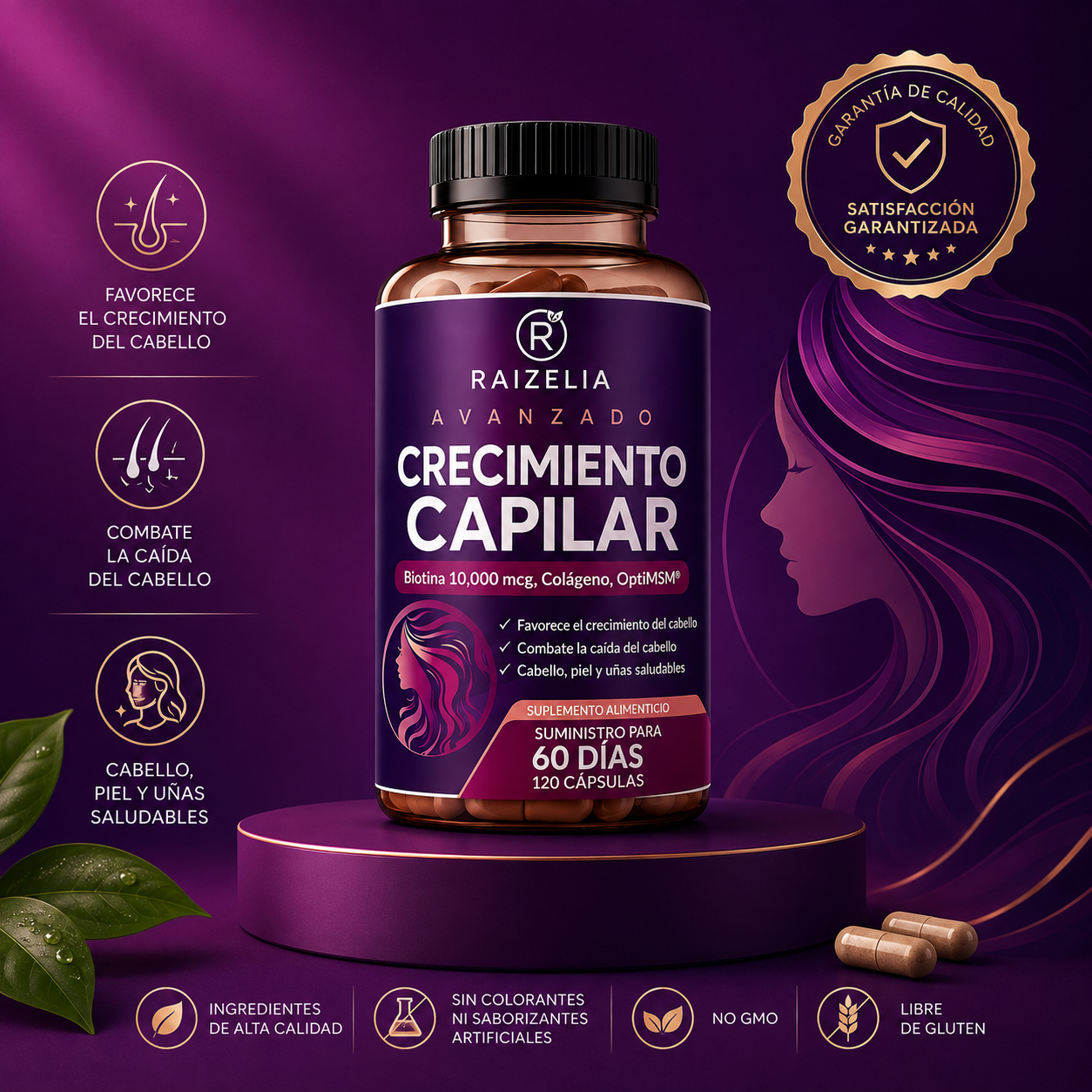 Raizelia | Complejo Capilar con Biotina y Colágeno