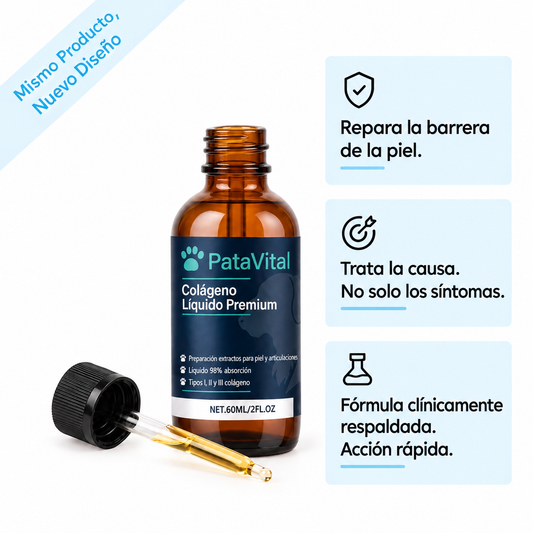 PataVital® Colágeno Para Perros | No Más Rascado